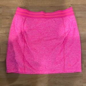 Adidas Womens Hot Pink Tennis Golf Skirt Skort Climalite Size Medium 15" length